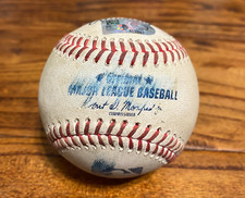 Brenton Doyle Rockies Game Used Baseball 8/28/2025 v Astros Hit Ground Force Out