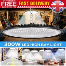 UFO LED High Bay Light 500W Workshop Garage Lights Industrial Warehouse Lamp UK