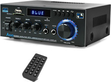 AK45 Stereo Home Audio Amplifier, 5.0 Mini Bluetooth Receiver, 300W 2 Blutooth