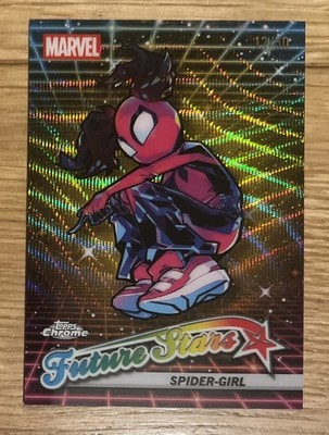 RARE 2025 Topps Chrome Marvel FUTURE STARS Spider-Girl REFRACTOR #FS-3 Mint /50