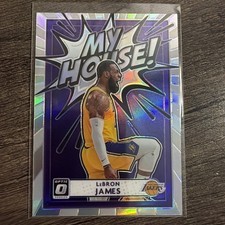 Holo Prizm Lebron James 2020 Panini Donruss Optic My House! Bron