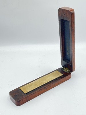 Kleiner Vintage Natur Wetzstein / Honstein im Etui