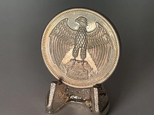 International Bullion Exchange Round 1 Troy oz.999 Silver 1oz Ounce Vintage Coin