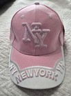 New VTG PINK NEW YORK NY HAT - WOMEN'S ADJUSTABLE ONE SIZE FITS MOST  — photo 1