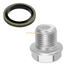 Oil Drain Plug & Gasket For Suzuki GSXR 600 750 1000 Bandit Boulevard Hayabusa
