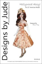 Hollywood Ahoy Doll Clothes Sewing Pattern 22" American Model Dolls by Tonner