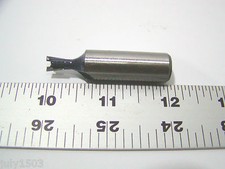 (1) NEW  1/4" D Dovetail Bit Carbide Tipped Router Bit 1/2" Shank 2 Flute zd