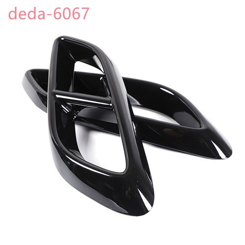 Gloss Black ABS Rear Exhaust Muffler Tail Pipe Cover For Benz E /CLE Class 2024+ - Picture 9 of 13