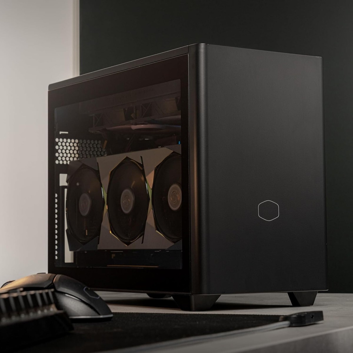 Cooler Master MasterBox NR200P V2 Black Mini ITX Computer Case
