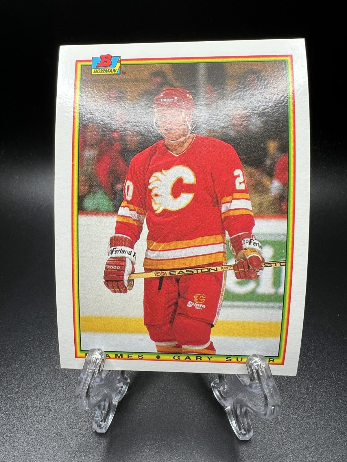 1990-91 Bowman Hockey - Gary Suter #101 Flames