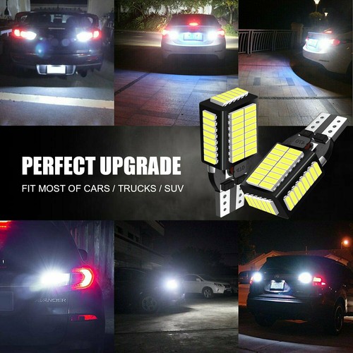 JDM ASTAR 2pcs 921 6000K WHITE LED Reverse Backup Lights Bulbs 54 SMD 1200LM T15 - Picture 7 of 10