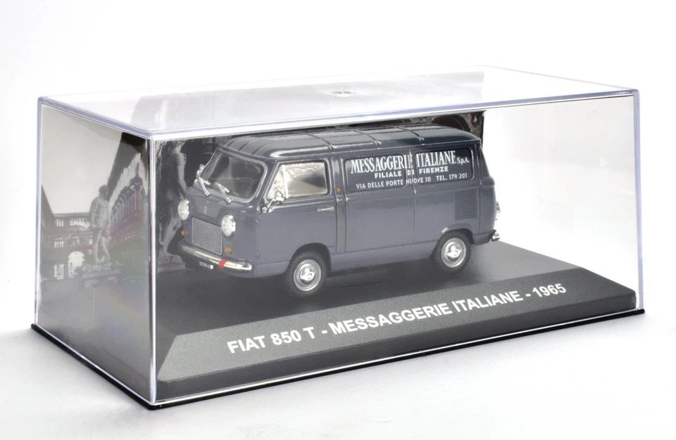 DIE CAST FIAT 850 T - MESSAGERIES ITALIENNES - 1965 PUBLICITAIRES 1/43 [084] - Photo 1/1