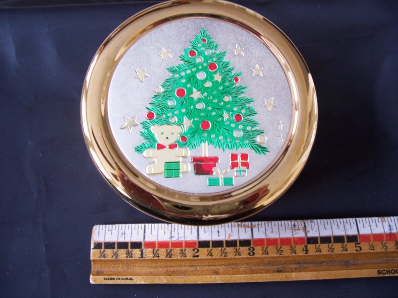 Himark,  Christmas Dish, Colorful, Happy Holidays, Gold Trim, Nice gift!
