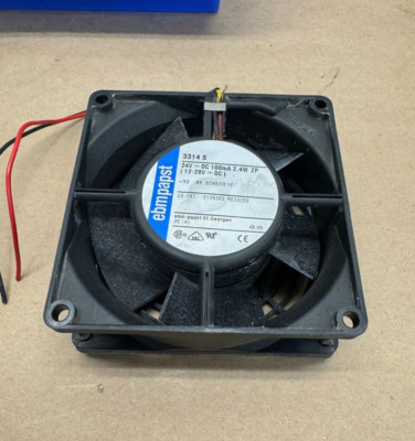 Ebm-papst 3314S Cooling Axial Fan, 24V, 100mA, 2.4A