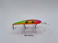 Bandit Walleye Deep Lure - Custom Painted - Bob Marley