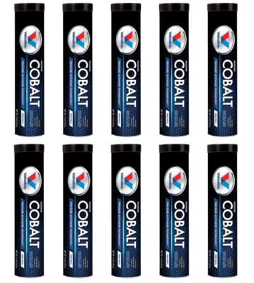 10 Pack Valvoline VV872117 Cobalt #2 NLGI Grease; Pressure Activated Technology