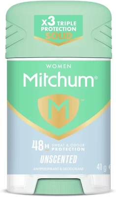 REVLON Mitchum Women Triple Odor Defense 48HR Protection Stick Deodorant & Unscented,