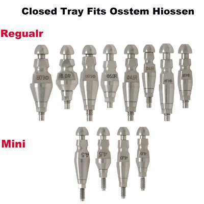 US Dental Transfer lmpression Coping Closed Tray Alloy Fit Hiossen Osstem ET M/R
