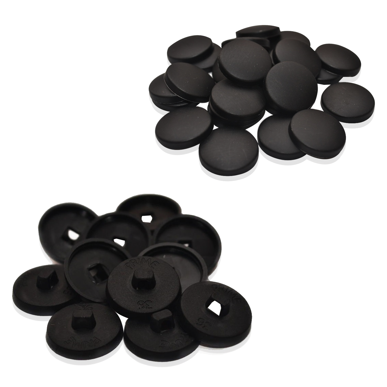 Button Blanks Shell 50/100 Sets Button Blanks Cover Buttons Choose Sizes Crafts Clothing ...