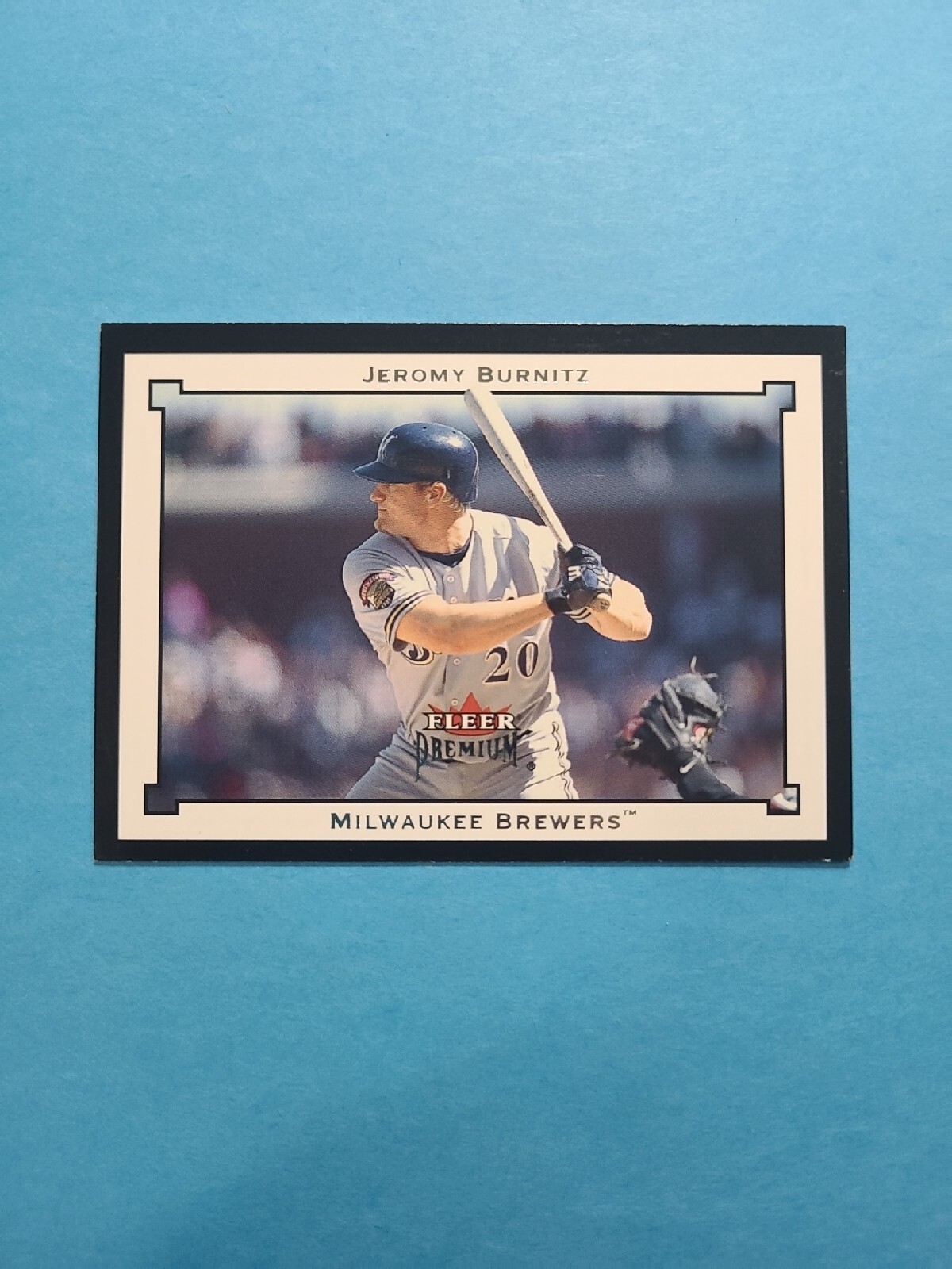 JEROMY BURNITZ 2002 FLEER PREMIUM BASEBALL CARD # 183 G4641
