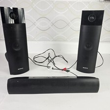 3 Sony 2-way Front speakers SS-TSB112  One Center speaker SS-CTB111