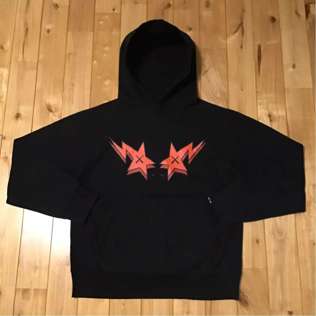 Black star sales bape hoodie