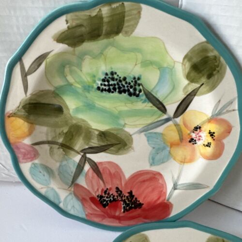 Insalatiera vintage Bloom By Pioneer donna in gres diametro 8,5" - set di 7 - Foto 6 di 15