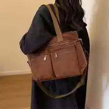 Female Large Capacity Tote Bag New Korean Style Fashion Women Shoulder Bag