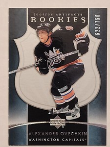 2005-06 Upper Deck Artifacts #230 Alexander Ovechkin Rookie Card RC 622/750