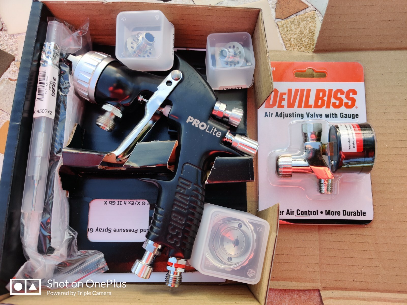 Devilbiss 905132 ProLite Pressure Feed Spray Gun Replaces 703624 