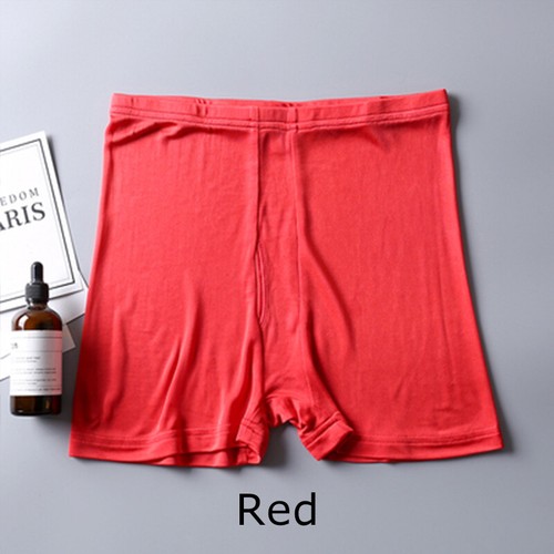2 Pairs Silk Panties Boxer Briefs Underwear Mid-waist Homewear Knickers Shorts - 第 9/13 張圖片