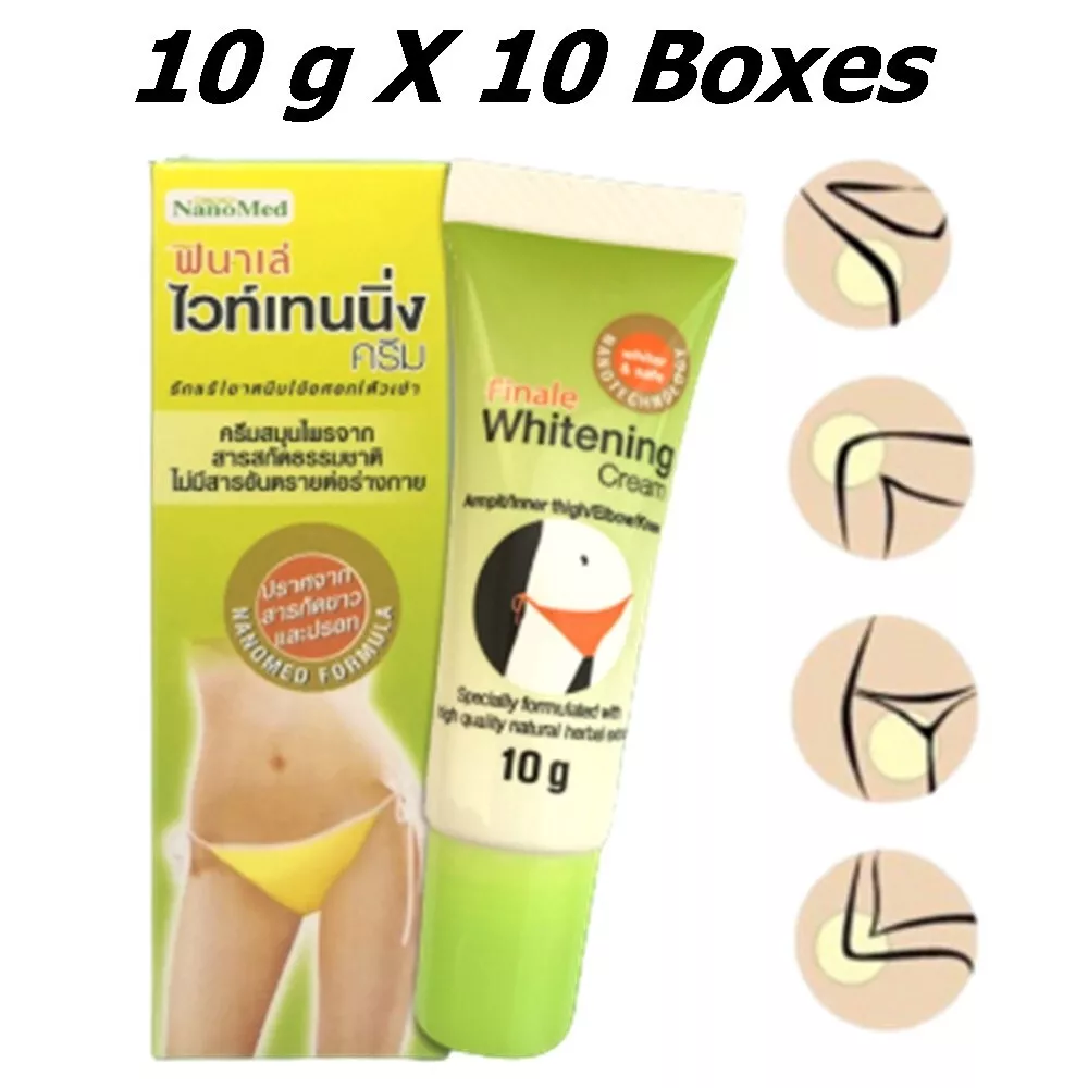 10X Finale Whitening Cream Armpit Elbow Groin Knee White Smooth.