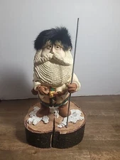 "JUST BELIEVE" 1996 (DENNIS BROWN FOR ENESCO / OTAGIRI) SANTA figure w/FUR HAT