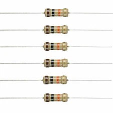 10 Pack~100PACK  10k Ohm  Ω  5% Tolerance 1/4W 0.25 Watt Carbon Film Resistor