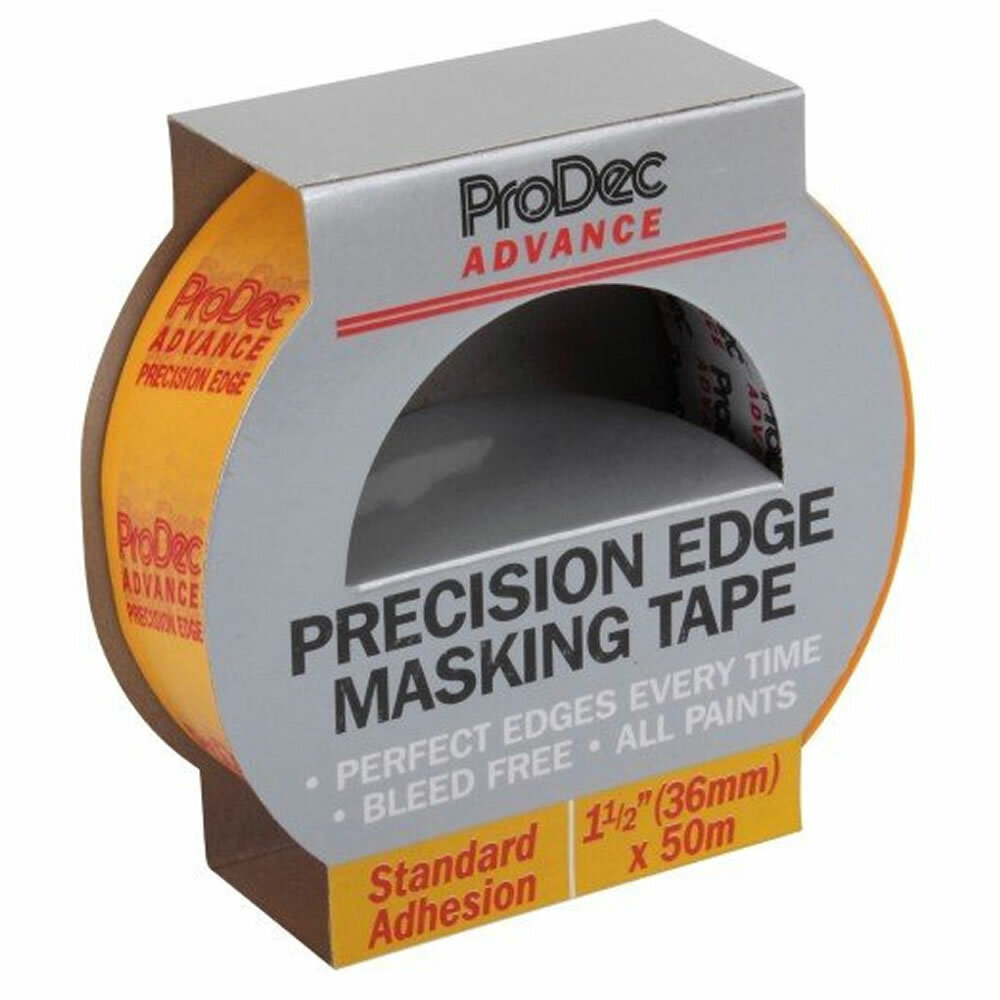 10 x ProDec Precision Sharp Edge Masking Tape 50 Metre Eliminate Bleed