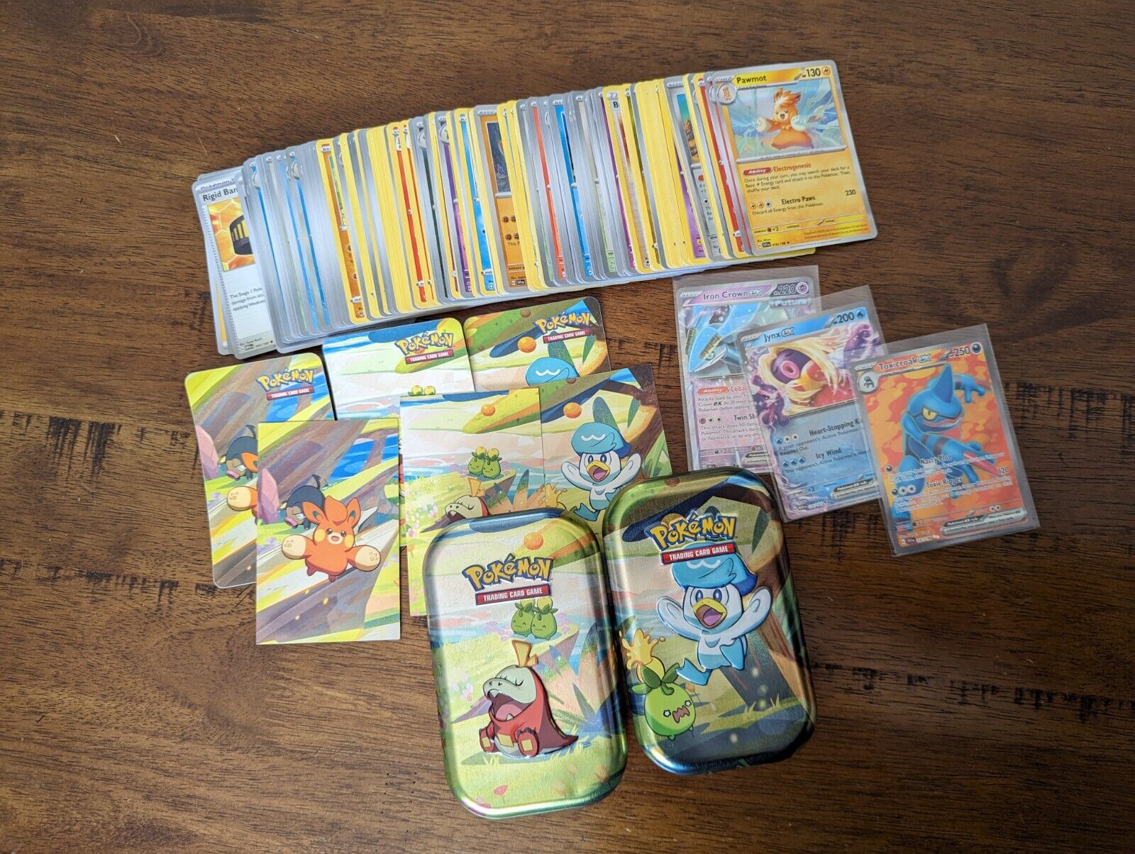 Pokemon TCG Card Lot of 175+ With EX, FULL ART, Rares, Mini Tins. Years 2013-now