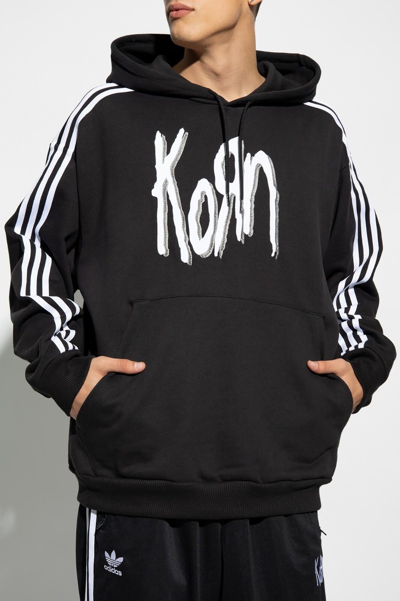 adidas Originals x Korn Parker Hoodie Black IN9102 Size XL Brand