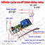 thumbnail 22  - 5V 12V 24V Infinite Cycle Delay Time Timer Relay Turn ON OFF Switch Loop Module