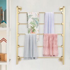 Towel rack 5-layer towel drying rack for bathroom vertical towel rack Gold