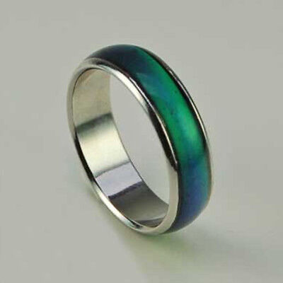 anello del colore Nuovo anello dell'acciaio inossidabile della temperatura del cambio Anello dell'umore Donna Uomo 5pcs anello dell'umore che cambia colore 