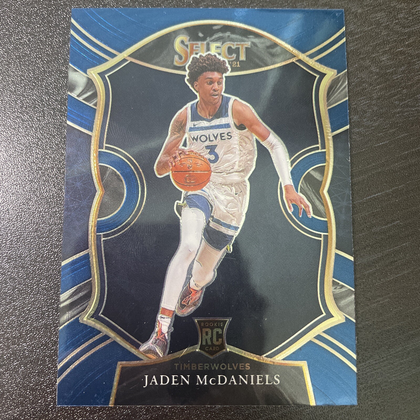 2020-21 Select Basketball - Jaden McDaniels Concourse Rookie #88 RC Retail Blue