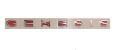 OEM 86311-G9500 Emblem ''G E N E S I S'' Silver for Hyundai Genesis G70 2019~2024