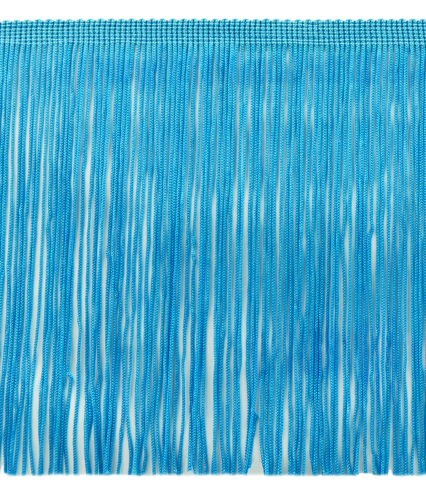 Chainette Fringe Trim, Color# 04 - Turquoise Blue [Sold By The Yard]