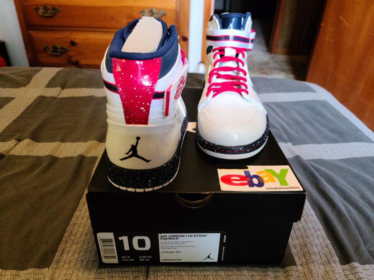 AIR JORDAN 1 HIGH STRAP PREMIER OLYMPIC 2012 WHT/WHT-VRSTY AIR JORDAN 1 HIGH STRAP PREMIER OLYMPIC 2012 WHT/WHT-VRSTY
