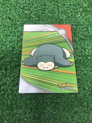 2000 Topps Pokemon TV #HV14 Snorlax #143 Silver Foil Animation | eBay