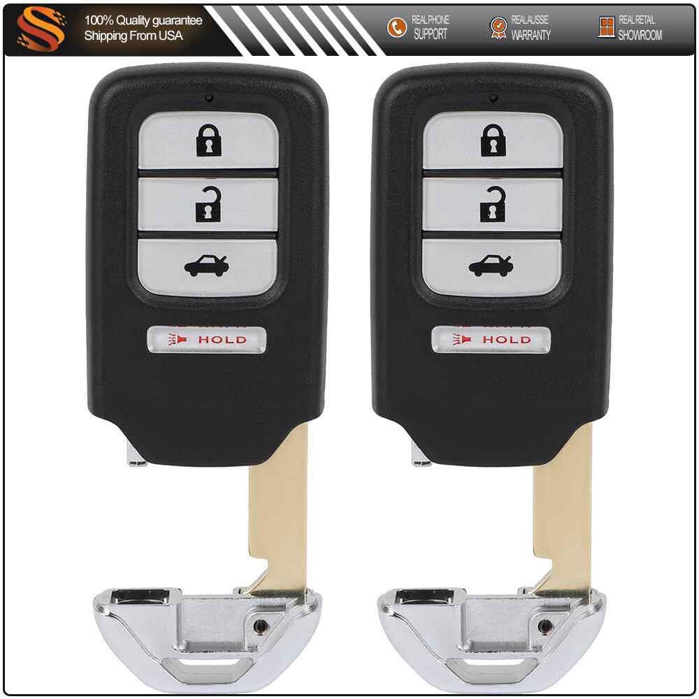 2013-2015 Honda Accord Remote Key Fob Replacement 4-Button ACJ932HK1210A