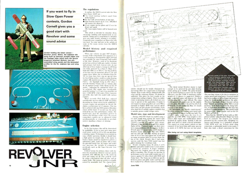 Aeromodeller Magazine - Jun 1994 - Broomstick & Miles Libellula Full-Size Plans - Imagen 7 de 8