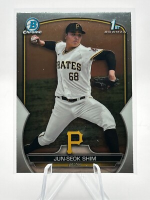JUN-SEOK SHIM 2023 BOWMAN CHROME 1ST PROSPECT #BCP-153 2 C