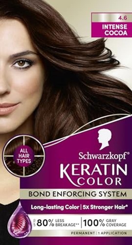 Permanent Hair Color, 4.6 Intense  Assorted Colors