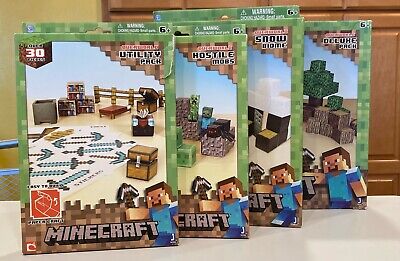 Minecraft Papercraft Overworld Collection - 3 Sets, Over 90 Pieces Total  (Includes: Animal Mobs, Hostile Mobs, Utility Pack) Crafts, Party Supplies:  Buy Online at Best Price in UAE 